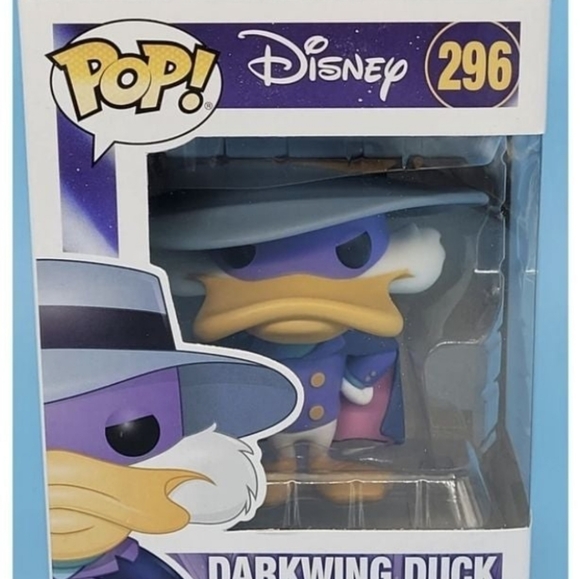 Funko Pop! Disney 'DARKWING DUCK' #296. NIB - Picture 2 of 7